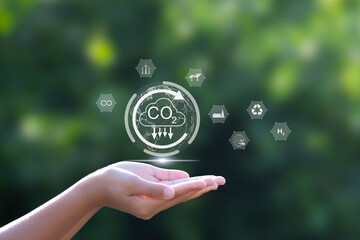 The carbon neutral concept reduces CO2 emissions, reducing global warming.