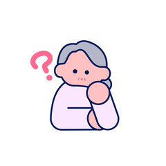 シンプルポップ/考えるおばあちゃん