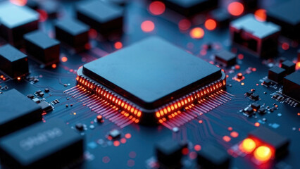 Futuristic interface showing machine learning process, data streams, colorful HUD elements