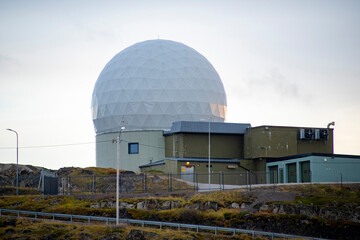 Obraz premium Radar System in Vardo - Norway