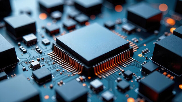 Futuristic interface showing machine learning process, data streams, colorful HUD elements