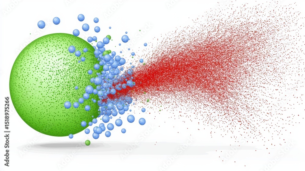 Poster a dynamic and colorful visualization of the intricate structures and interactions involved in combin
