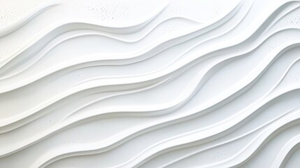 Abstract White Wave Pattern Background Texture