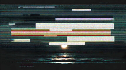 rainbow fractals with grain and glitch elements