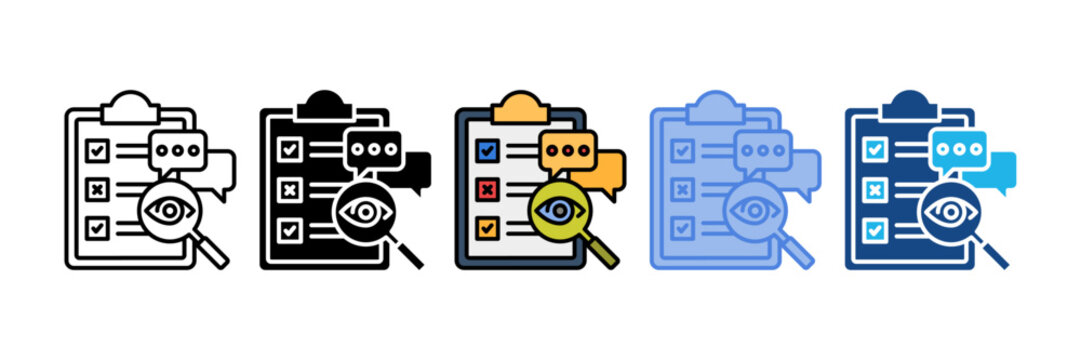 Review Icon Element For Design