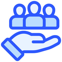 Recruitment icon symbol. Vector illustration.