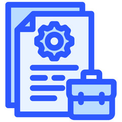 Job Description icon symbol. Vector illustration.