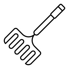 Obraz premium rake icon