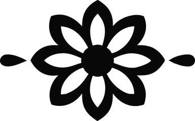 Elegant golden mandala flower logo design