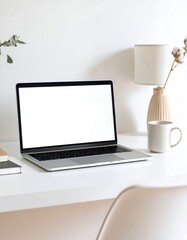 laptop in the office
