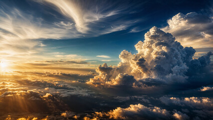 sunrise over the mountains
