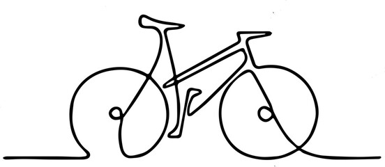 vector illustration of an old bicycle