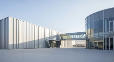 Modern Architectural Complex Exterior