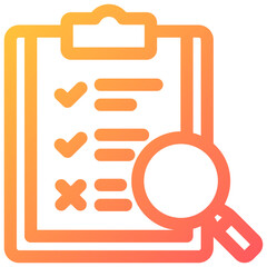 Assessment icon symbol. Vector illustration.