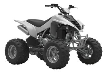 Youth ATV A Detailed View of a Quad Bike isolated on transparent baackground