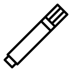 Marker icon. Vector line icon
