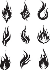 Stylish Fire Flame Tattoo Designs