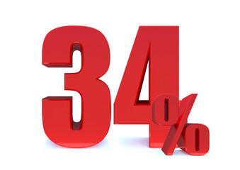 34 Percent off 3d Sign on White Background, Special Offer 34% Discount Tag, Sale Up to 34 Percent Off,big offer, Sale, Special Offer Label, Sticker, Tag, Banner, Advertising, offer ... See More 