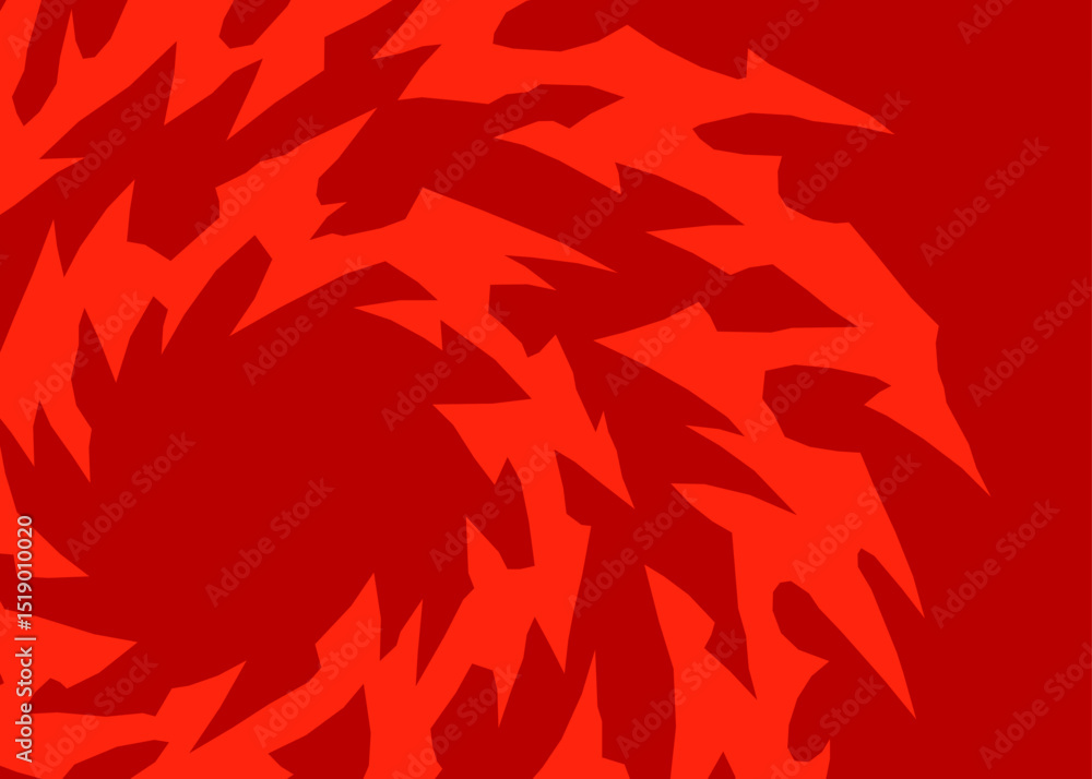 Poster abstract background with gradient spiral geometric pattern and with some copy space area