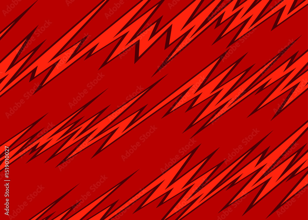 Aufkleber Abstract background with diagonal zigzag line pattern
