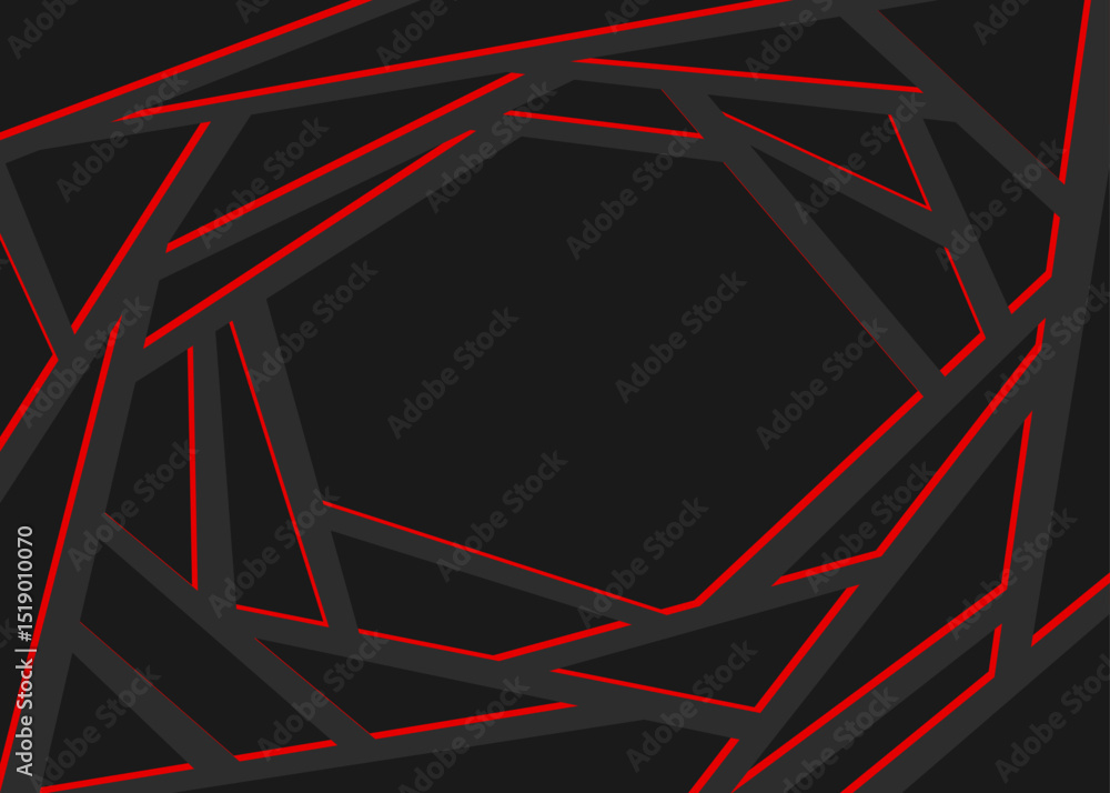 Poster abstract background with geometric lines pattern and with some copy space area