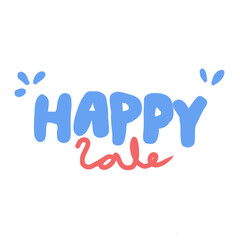 happy sale text
