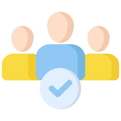 Shortlist icon symbol. Vector illustration.