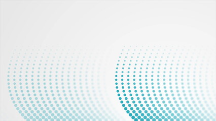 Bright blue minimal dotted lines abstract background