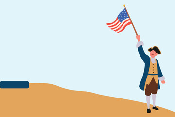 Celebrating American Patriotism A Colonial-Era Illustration