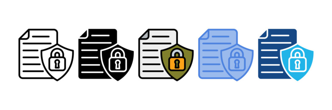 Encryption Icon Element For Design