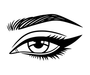 Eyeliner Line Art