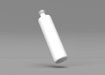 Blank White Bottle Mockup Sleek and Minimalist Design