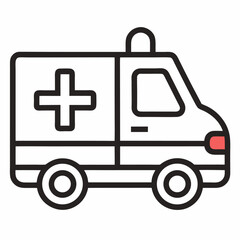 ambulance car vector illustration