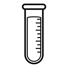 vector illustration of test tubes