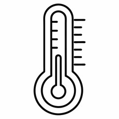 thermometer vector icon