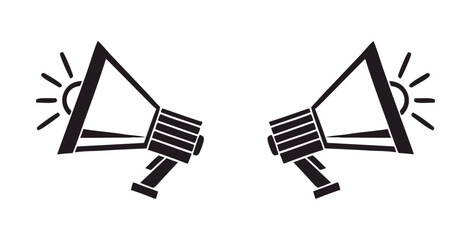 speaker promotion icon silhouette