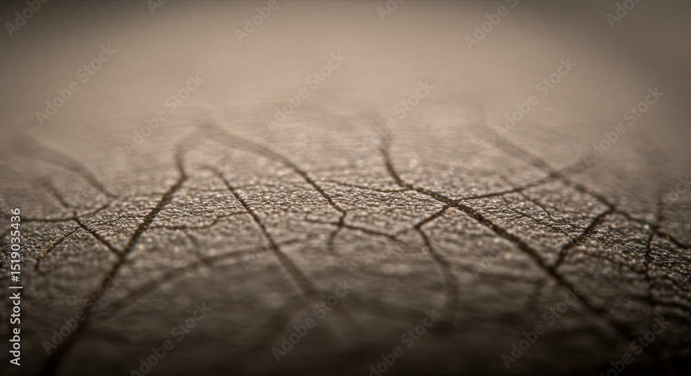 Poster The image is a close up of a surface with a lot of cracks and lines