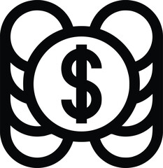 Finance set of web icons in line style. Money and Payment icons for web and mobile app. Money, payments, financial report, pay, banking, business, coin and more. Vector illustration