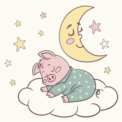 Sleepy Piggy Dreams