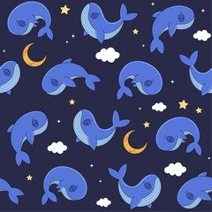 Cute Whale Pattern