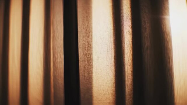 Abstract gold bars pattern background with half black screen for text presentation