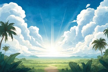 Garden of Eden or Garden of God, the Terrestrial Paradise Genesis