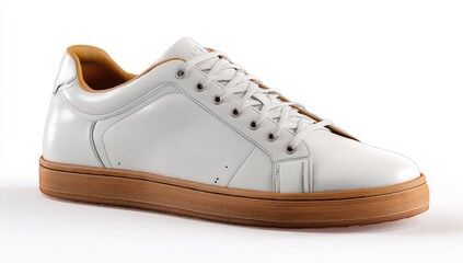 White leather sneakers