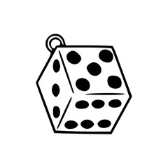 gaming dice charm design