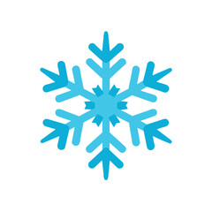 Icy Frosty Snowflake Vector Doodle Clipart Winter