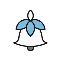 Shady Hosta Flower Vector Doodle Clipart