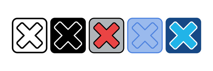 Close Icon Element For Design