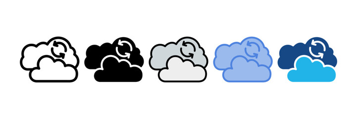 Cloud Icon Element For Design