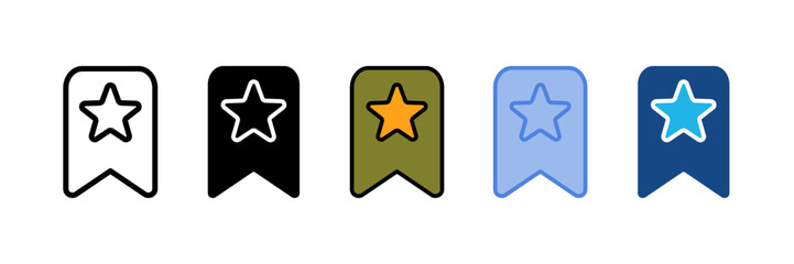 Bookmark Icon Element For Design