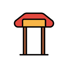 Delicious Sandwich Vector Doodle Clipart